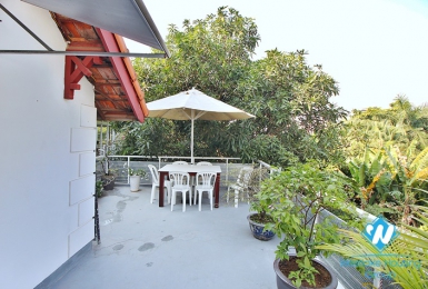 Charming apartment with big balcony for rent in Tay Ho, Ha Noi